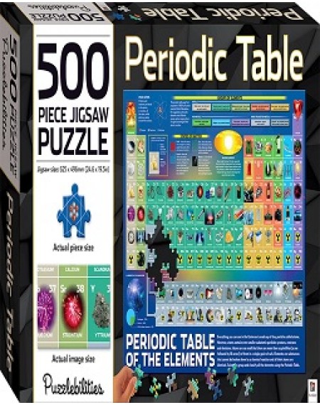 Puzzibilities 500 Piece Jigsaw : Periodic Table