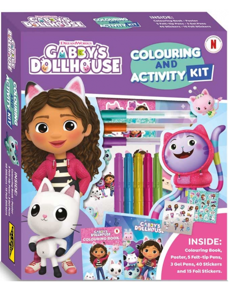 Gabby’s Dollhouse Colouring & Activity Kit