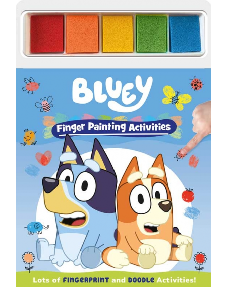 Bluey Finger Painting Book