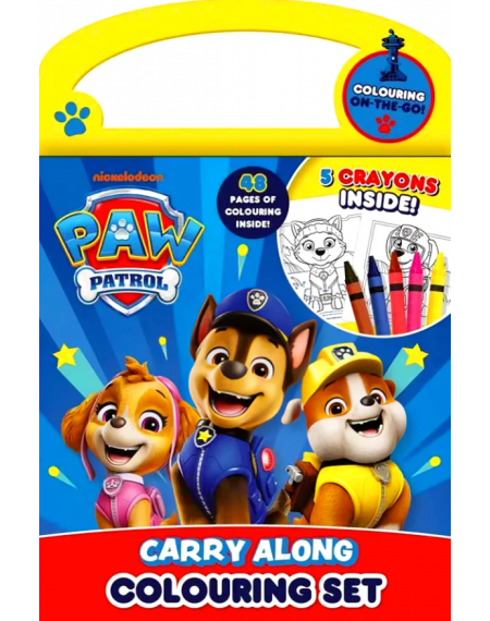 PAW Patrol Carry Along Colouring Set