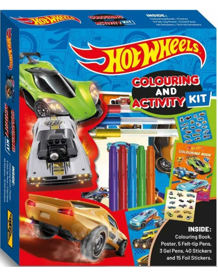 Hot Wheels Colouring & Activity Kit