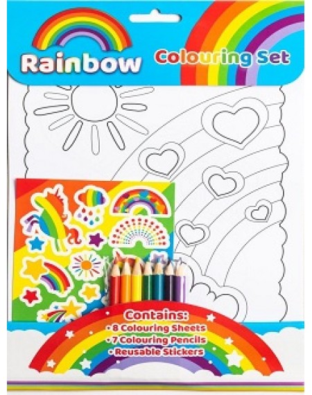 Rainbow Colouring Set