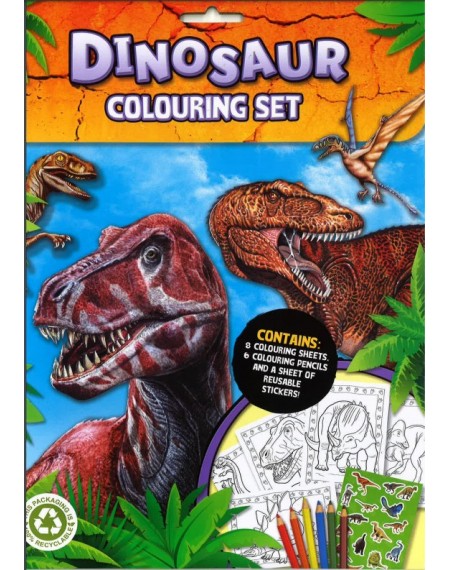 Dinosaur Colouring Set