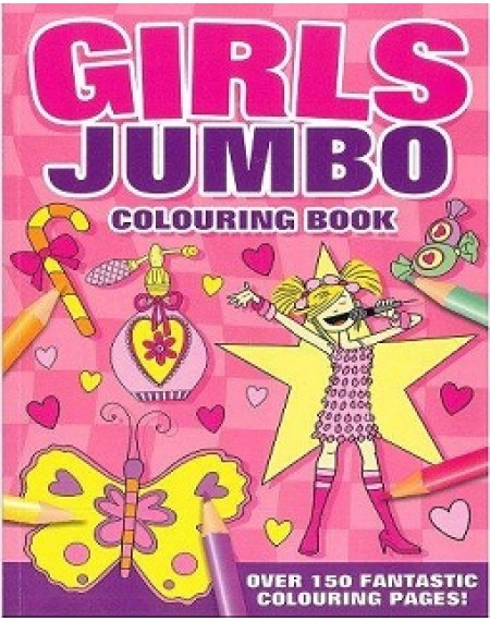 Girls Jumbo Colouring Book