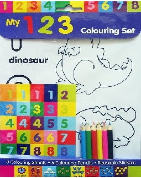 My 123 Colouring Set