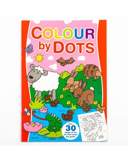 Colour By Dots ( Red Cover)