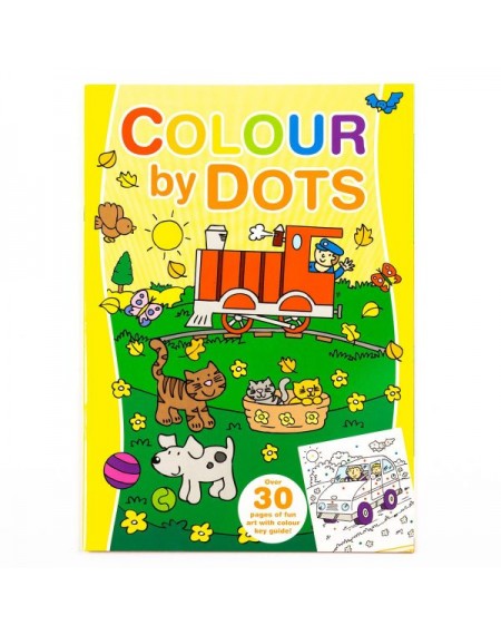 Colour By Dots ( Yellow Cover)