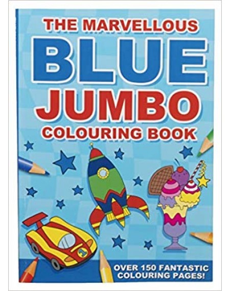 The Marvellous Blue Jumbo Colouring Book
