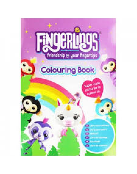 Fingerlings Jumbo Colouring Book
