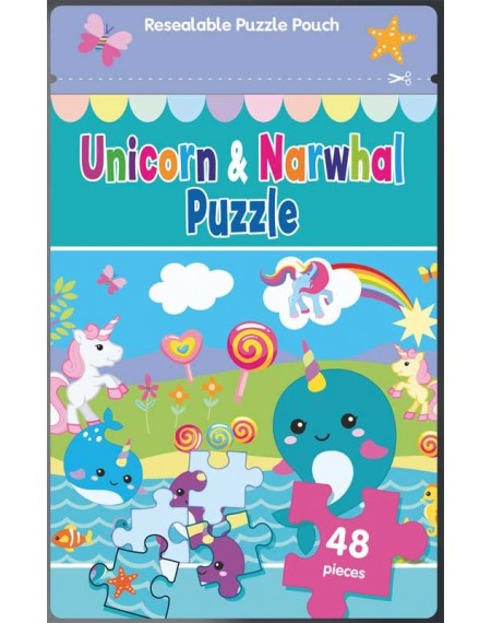 Puzzle Bag : Unicorn & Narwhal