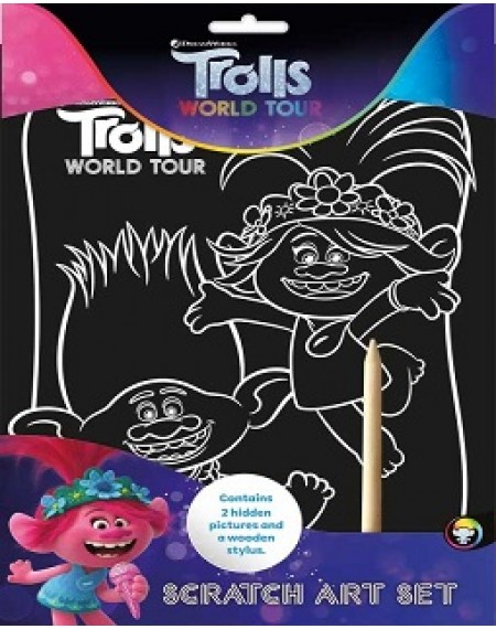 Scratch Art Set: Trolls 2 World Tour