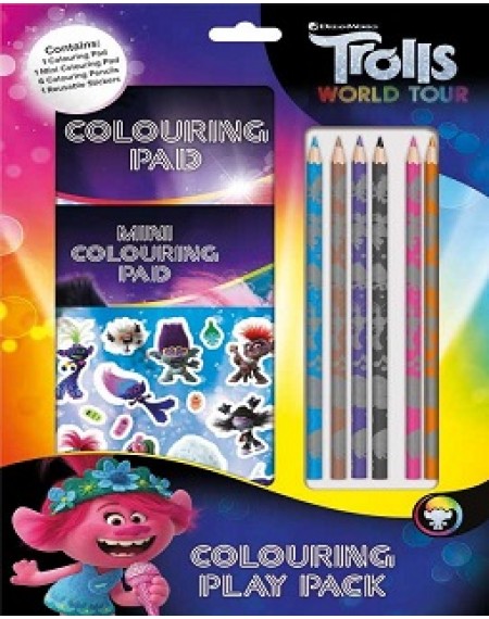 Colouring Play Pack: Trolls 2 World Tour