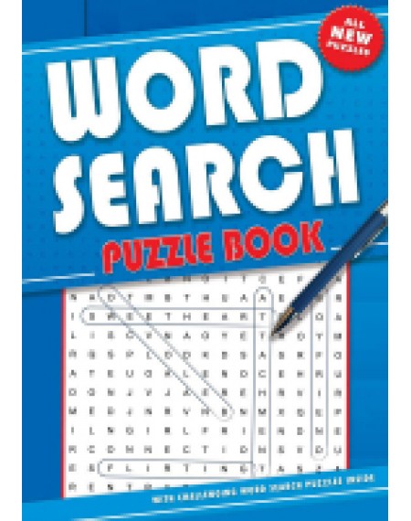 Wordsearch Puzzle Book Blue Cover