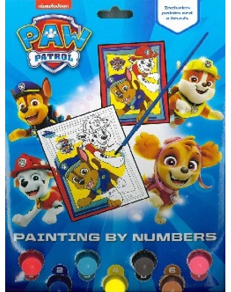 Paw Patrol Painting By Numbers