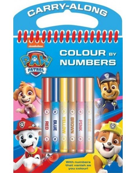 Paw Patrol Colour By Numbers