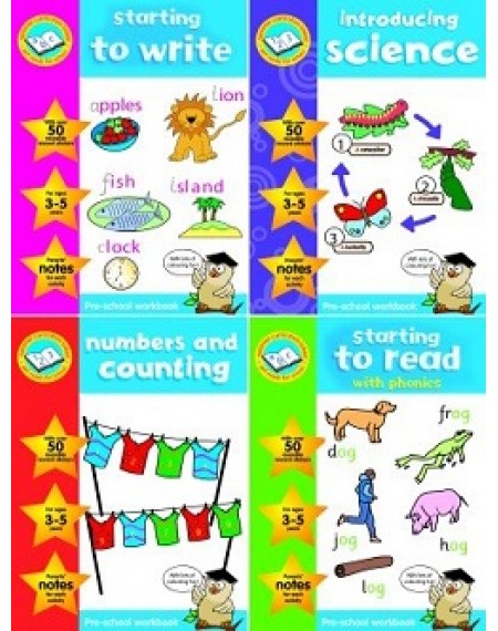 Pre-School Sticker Workbooks ( 4 Titles )