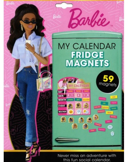Barbie My Calendar Fridge Magnets