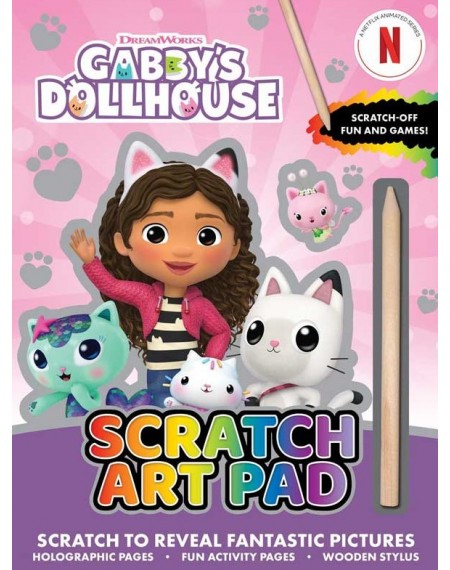 Gabby's Dollhouse Scratch Art Pad