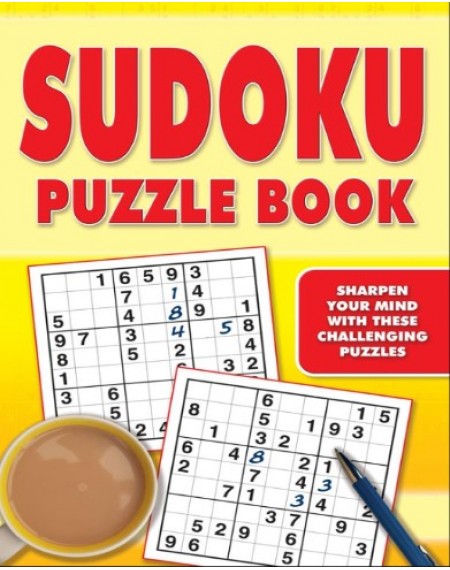 Sudoku Puzzle Book -Yellow