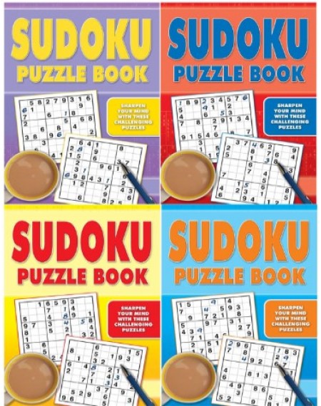 Sudoku Puzzle Books 1-4  (4Books)