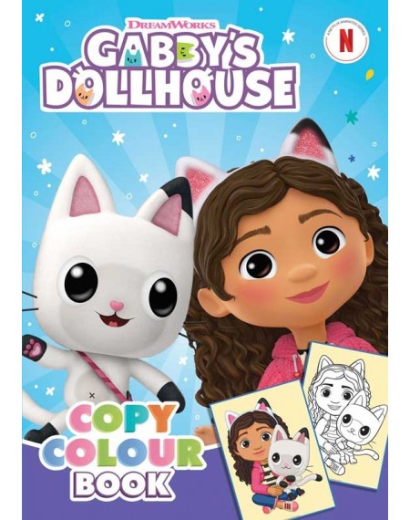 Gabby's Dollhouse Copy Colour Book