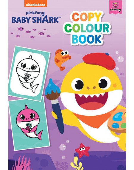 Baby Shark Copy Colour Book