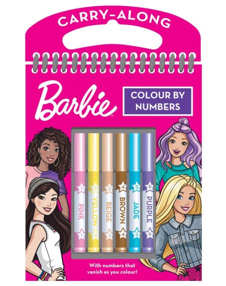 Barbie Colour By Numbers Set