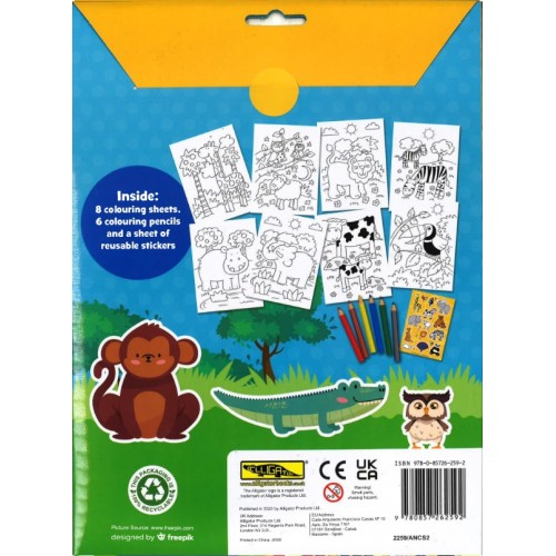 Animals Colouring Set