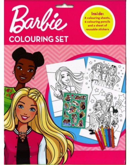 Colouring Set : Barbie