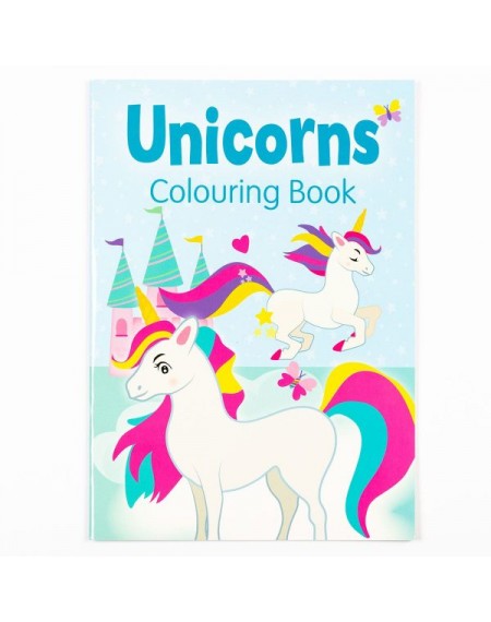 Blue Unicorns Colouring Book