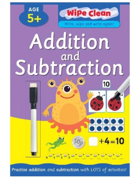 Wipe Clean Book -  Addition & Subtraction