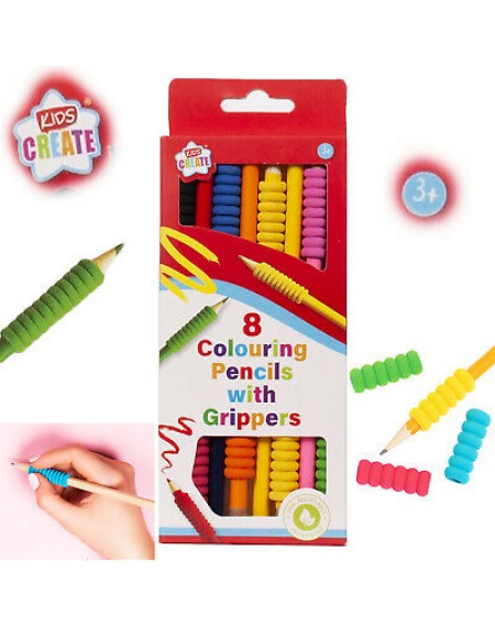ACT COLOURING PENCILS WITH GRIPPERS