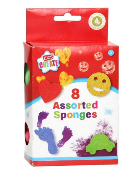 8 Assorted Sponges