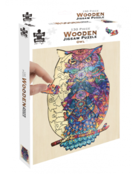 Series 1 - Owl - 130 pce - Wooden Puzzle