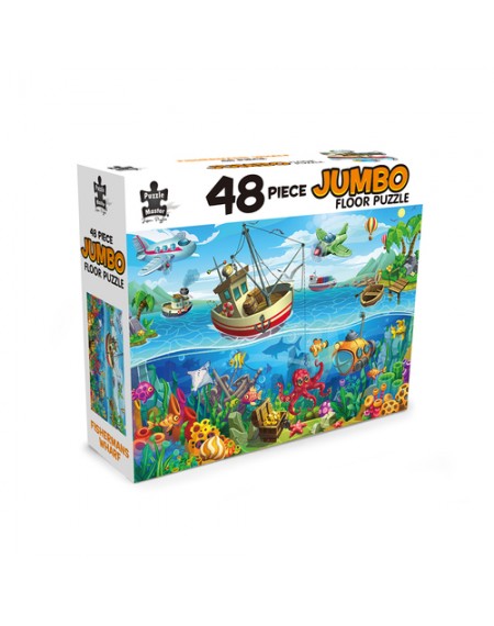 48 Piece Jumbo Floor Puzzle Fisherman’s Wharf