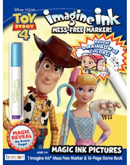 Imagine Ink Magic Ink Coloring Book : Toy Story 4