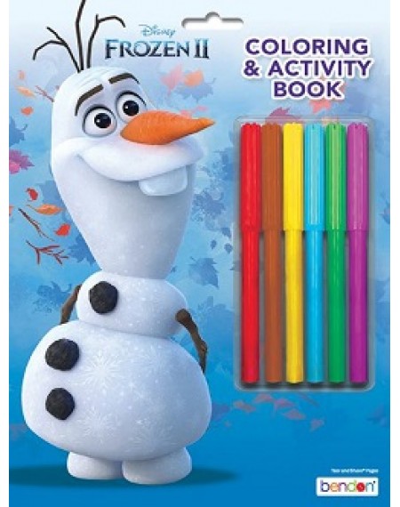 Peggable Coloring and Activity Book with Markers : Frozen 2