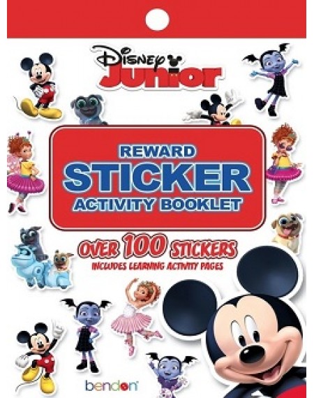 Mini Reward Stickers Sticker Pad :Disney Junior