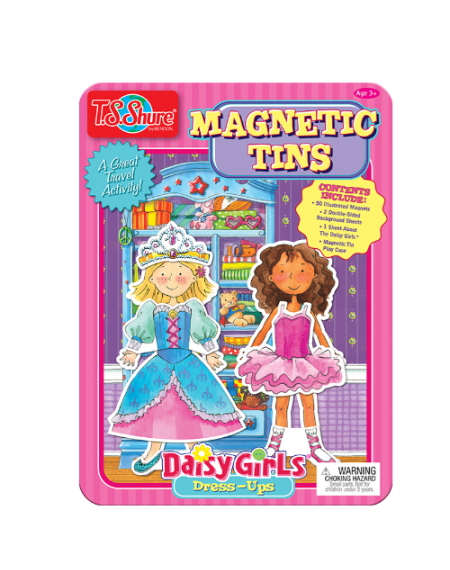 Magnetic Tin Playset : Daisy Girls Dress Up