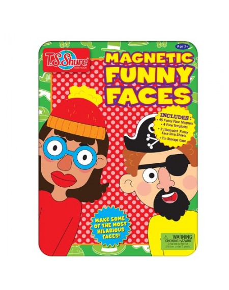 Magnetic Tin Playset : Funny Faces