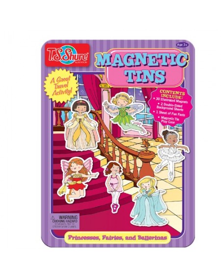 Magnetic Tin Playset : Princess & Fairies
