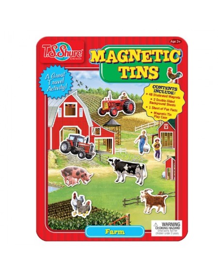 Magnetic Tin Playset : Farm