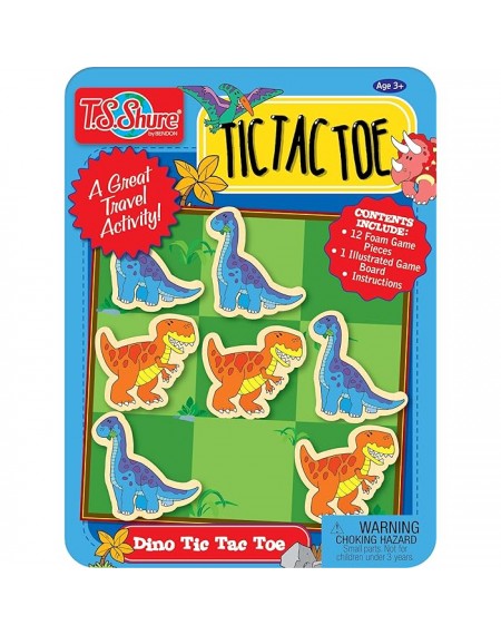 Mini Magnetic Tin : Dinosaur Tic-Tac-Toe Games