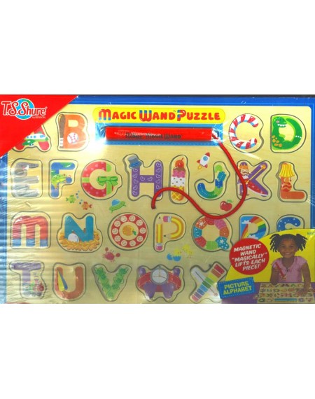 Magic Wand Wooden Magnetic Puzzle: ABC