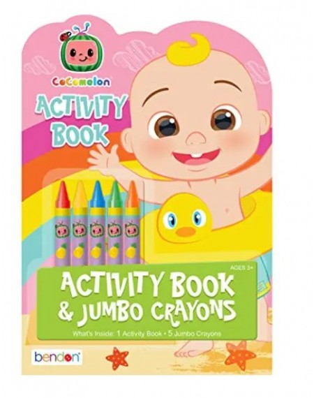 Cocomelon Activity Books & Jumbo Crayons
