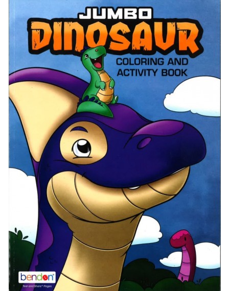 Jumbo Coloring & Activity: Dinosaur