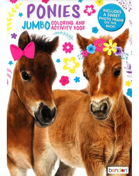 Jumbo Coloring & Activity: Ponies