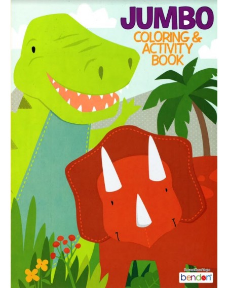 Dinosaur Jumbo Coloring and Activity Book