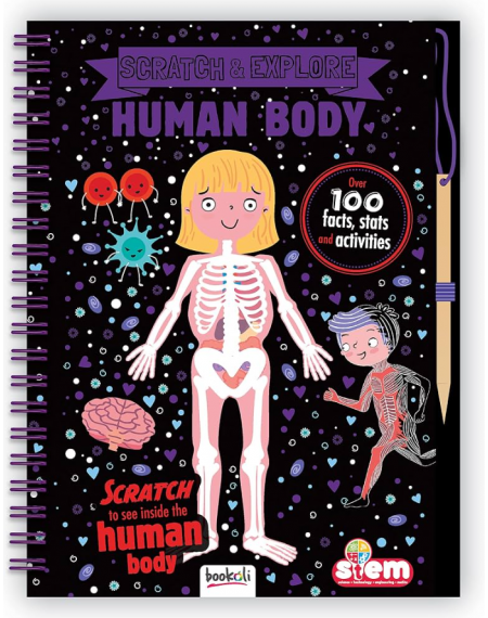 Scratch & Explore Book: Human Body