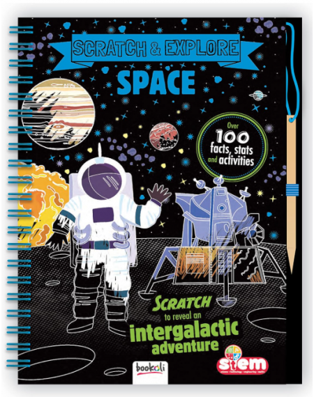 Scratch & Explore Book: Space